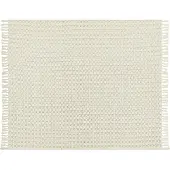 Beliani Couvre-Lits Bere Coton 220 X 240 Cm Blanc Cassé