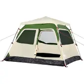 vidaXL Tente de camping dôme 4 personnes Vert Quick Release