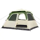 vidaXL Tente familiale dôme 6 personnes Vert Quick Release