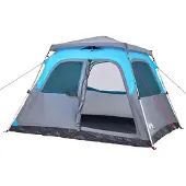 vidaXL Tente familiale dôme 6 personnes bleue Quick Release