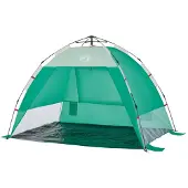 vidaXL Tente de plage 2 personnes vert mer Quick Release étanche à l'eau