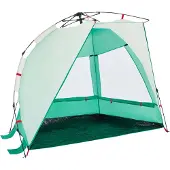 vidaXL Tente de plage 2 personnes vert mer Quick Release étanche à l'eau