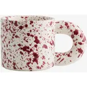 Nordal Jose mugs splash rouge lot de 6 pièces