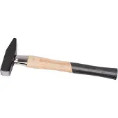 Peddinghaus Marteau de serrurier avec douille de protection contre les chocs en métal et manche en hickory (400 g)