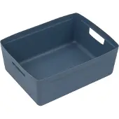 Kangaro boîte de rangement PP 20 litres bleu