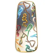 Seletti Gold Frame 140 cm Miroir Snakes