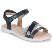 Geox Sandales plates J SANDAL KARLY GIRL filles - Noir - 33