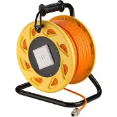 Goobay Enrouleur de câble mobile (S/FTP, CAT7a, 50 m)
