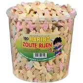 Haribo Zoute Rijen Bonbons Salés Assortis Gélifiés 840g Gourmandise Sucrée Snack Apéritif