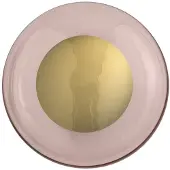 Ebb & Flow Horizon Plafonnier / Applique Ø: 29 cm | Shiny Gold | Bright coral E27IP44