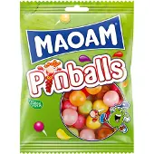 Haribo Fruitgom Pinballs Bonbons Fruités Assortis 28 X 70g - 1,96 Kg Gourmandise Sucrée À Mâcher