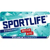 Sportlife Chewing-Gum Extramint Frais Intense 48x18g - Saveur Menthe Extra Forte, Fraîcheur Longue Durée, Sans Sucre, Lot Économique 864g