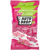 Autodrop Zure Cadillacs Bonbons Acidulés, Lot De 16 Paquets De 85g, Total 1.36kg, Friandises Acidulées Gourmandes, Saveur Unique, Snack Sucré Parfait