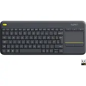 Logitech K400 Plus Wireless Touch QWERTY Noir