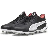 Puma King Ultimate FG/AG Chaussures de football hommes noir blanc UE 40