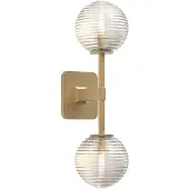Astro Applique murale Tacoma Twin 2x3,5 W G9 sans abat-jour, laiton 1429008