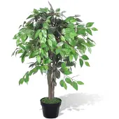 vidaXL Palmier Artificiel Plastique avec Pot 90 cm
