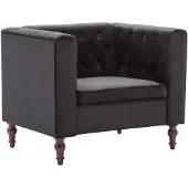 vidaXL Fauteuil noir velours
