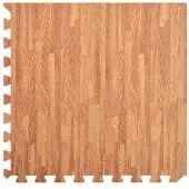 vidaXL Tapis de sol 24 pcs. Veinure du bois 8,64 m² Mousse EVA