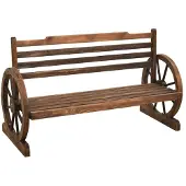 vidaXL Banc de jardin 112 cm bois massif sapin