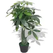 vidaXL Arbre de la fortune artificiel avec pot 85 cm Vert