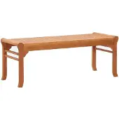 vidaXL Banc de jardin 2 places 120 cm en bois massif d'eucalyptus