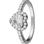 Lucardi Bague argent / transparent