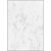 Sigel Design Paper DP371 - Gris marbré - A4 (210 x 297 mm) - 90 g/m² - 100 feuille(s) Papier marbré