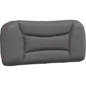 vidaXL Coussin de tête de lit "Hvar" Gris 90 cm Similicuir