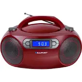 Blaupunkt Bb18bk Portable Radio Rouge One Size / EU Plug 220V
