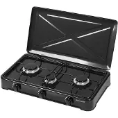 Ravanson Plaque de cuisson à gaz de comptoir K-03TB [blanche ; 3 zones]