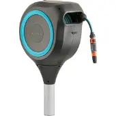 Gardena Rollup M 20 M Hose Support Argenté