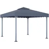 vidaXL Pavillon 300 x 300 cm Anthracite Aluminium