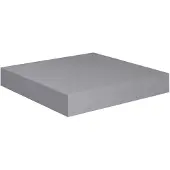 vidaXL Étagère flottante murale gris 23x23,5x3,8 cm MDF