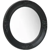 vidaXL Miroir mural style baroque 50 cm noir