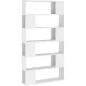 vidaXL Bibliothèque/Séparateur de pièce Blanc 100x24x188 cm