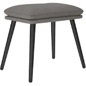vidaXL Repose-pied Gris clair 45x29,5x35 cm Tissu