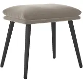 vidaXL Repose-pied Gris clair 45x29,5x35 cm Velours