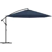 vidaXL schwimmend Parasol 3.5 m blau