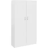 vidaXL Bibliothèque Blanc 82,5x30,5x150 cm Bois d’ingénierie