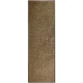 vidaXL Paillasson lavable Marron 60x180 cm