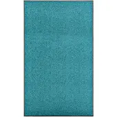 vidaXL Paillasson lavable Cyan 90x150 cm