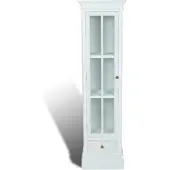vidaXL Meuble de bibliothèque avec 3 étagères Blanc Bois