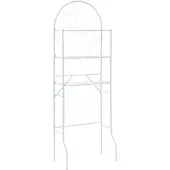 vidaXL Étagère de toilette Blanc 60x33x174 cm