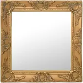 vidaXL Miroir mural style baroque 50x50 cm Doré