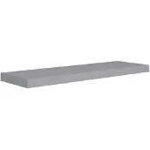 vidaXL Étagère flottante murale gris 80x23,5x3,8 cm MDF