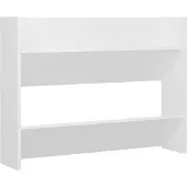 vidaXL Armoire à chaussures murale Blanc 80x18x60 cm Aggloméré