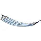 Soellaart Hamac Générique - 200 x 80cm - Bleu/Blanc rayé