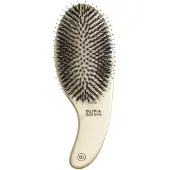 Olivia Garden Expert CURVE Board&Nylon Gold brosse à cheveux en nylon et poils de sanglier 1 pcs