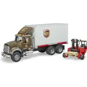BRUDER Frère, camion logistique MACK Granite UPS 02828, 77 x 18,5 x 16,5 cm, 2828